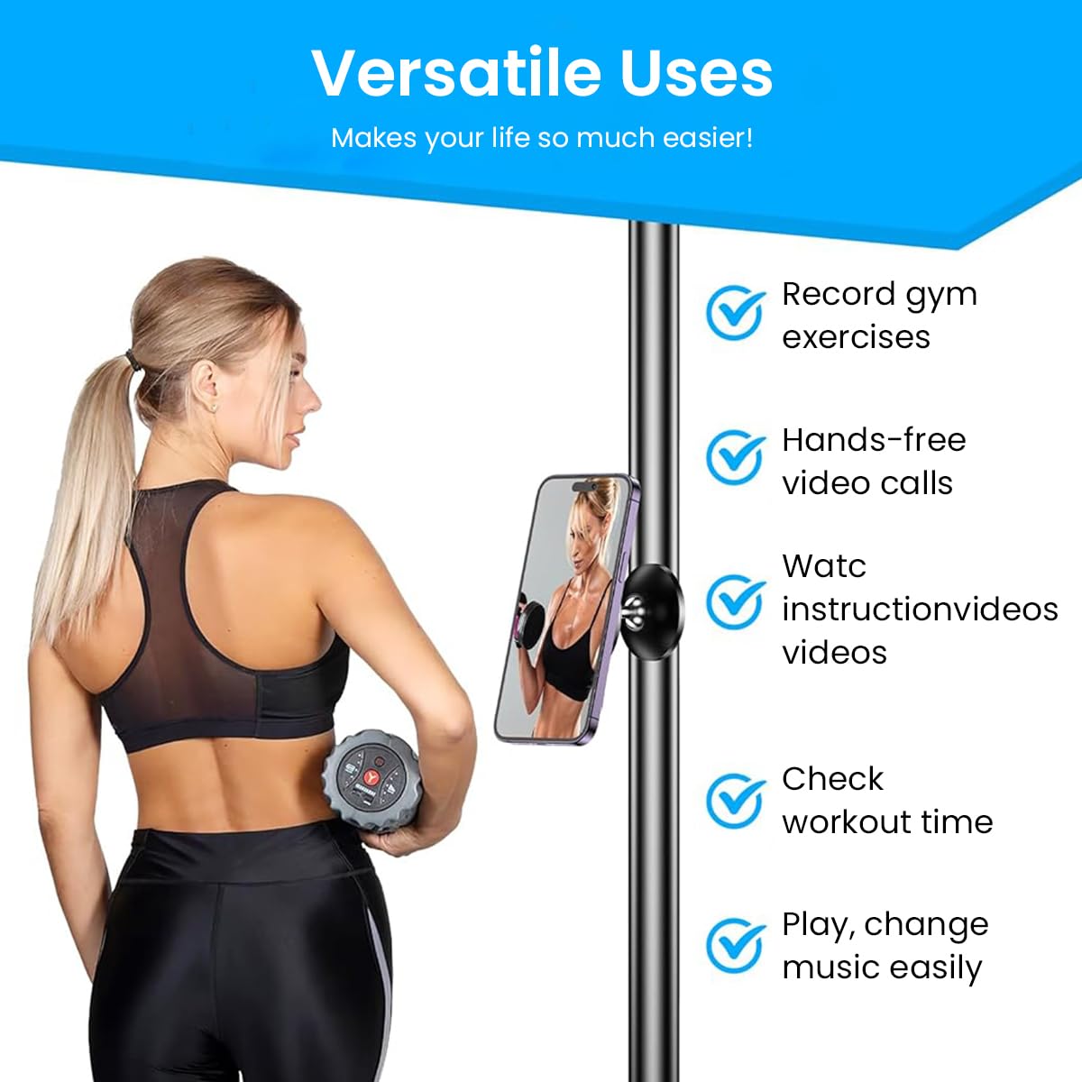 ZORBES® Magnetic Phone Holder for MagSafe Magnetic Phone Holder 360 Degree Rotatable Design Gym Magnetic Phone Holder Self Adhesive Wall Phone Holder Metal Countertop Magnetic Phone Holder ZORBES® Magnetic Phone Holder for MagSafe Magnetic Phone Holder 360 Degree Rotatable Design Gym Magnetic Phone Holder Self Adhesive Wall Phone Holder Metal Countertop Magnetic Phone Holder